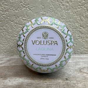 $15 🌙 Voluspa Candles 4oz Mini Tin LAGUNA NEW